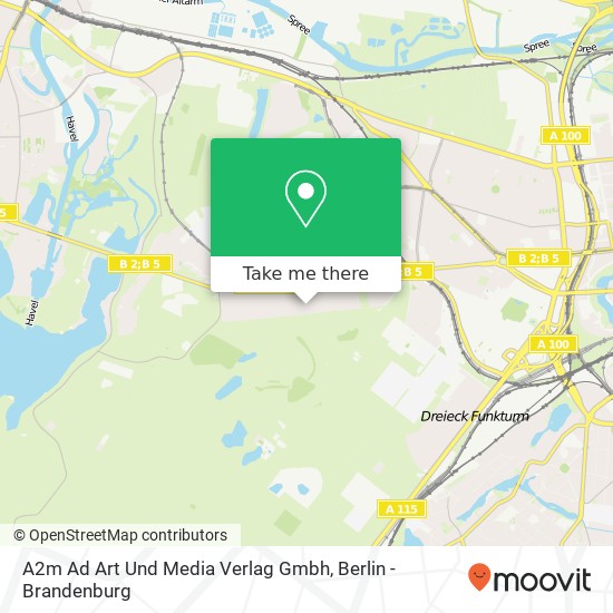 A2m Ad Art Und Media Verlag Gmbh map