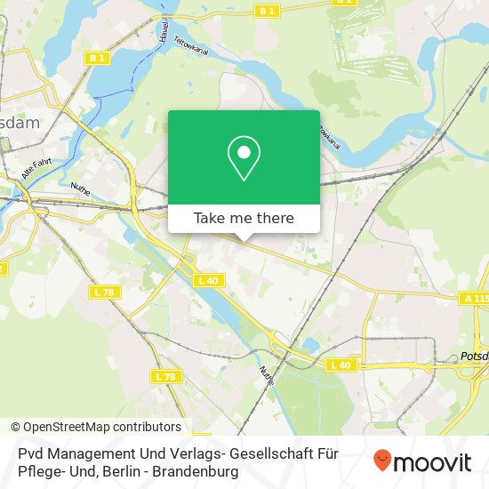 Pvd Management Und Verlags- Gesellschaft Für Pflege- Und map