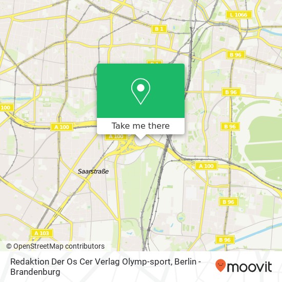 Карта Redaktion Der Os Cer Verlag Olymp-sport