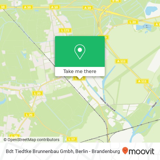 Bdt Tiedtke Brunnenbau Gmbh map