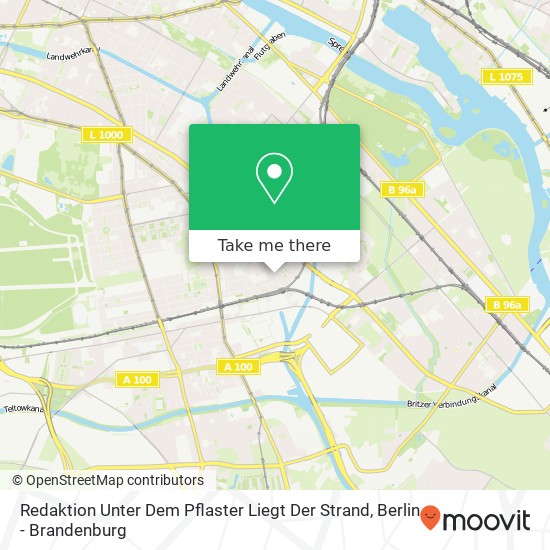 Redaktion Unter Dem Pflaster Liegt Der Strand map