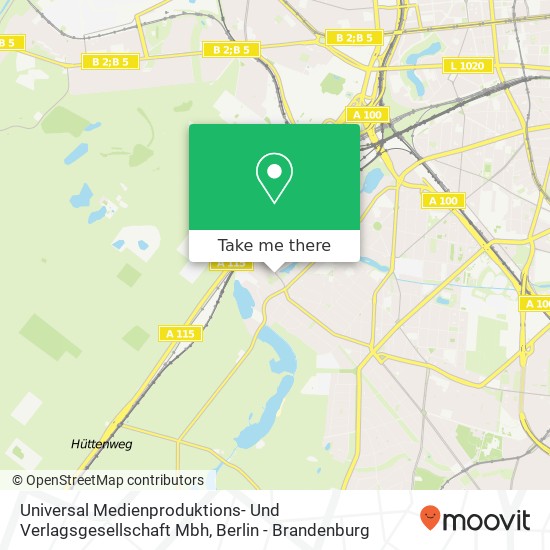 Universal Medienproduktions- Und Verlagsgesellschaft Mbh map