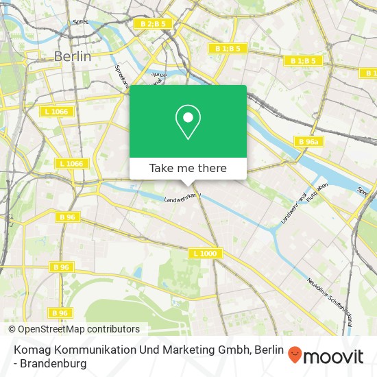 Карта Komag Kommunikation Und Marketing Gmbh