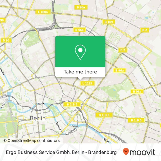 Ergo Business Service Gmbh map