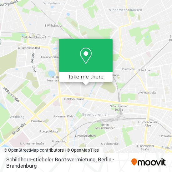 Карта Schildhorn-stiebeler Bootsvermietung