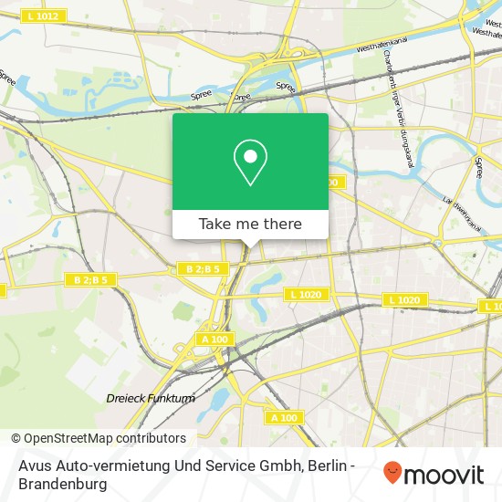 Avus Auto-vermietung Und Service Gmbh map