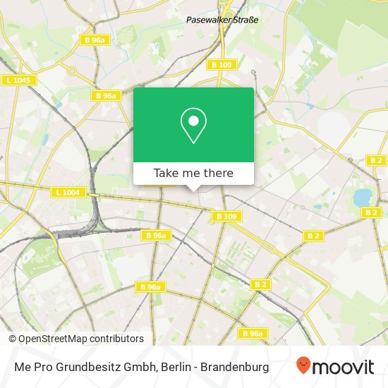 Me Pro Grundbesitz Gmbh map