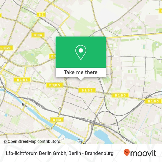 Lfb-lichtforum Berlin Gmbh map