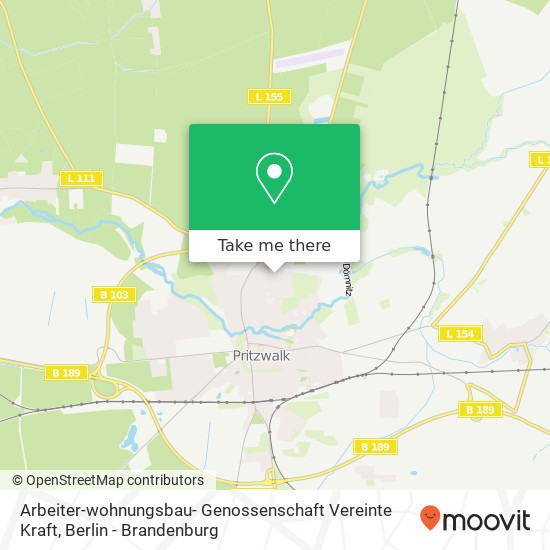 Arbeiter-wohnungsbau- Genossenschaft Vereinte Kraft map