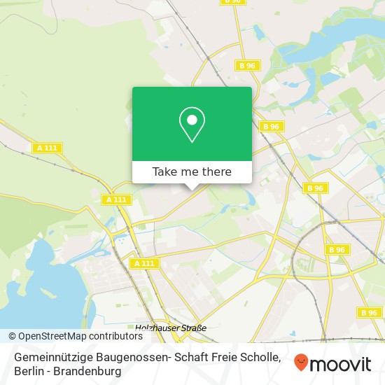Карта Gemeinnützige Baugenossen- Schaft Freie Scholle