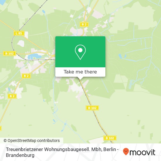 Карта Treuenbrietzener Wohnungsbaugesell. Mbh
