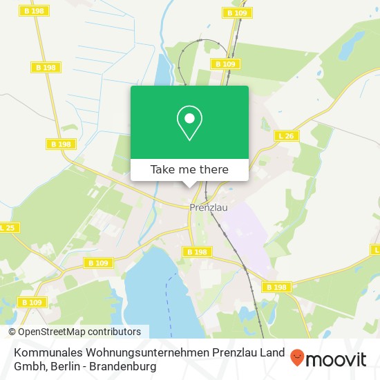 Kommunales Wohnungsunternehmen Prenzlau Land Gmbh map