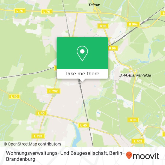 Карта Wohnungsverwaltungs- Und Baugesellschaft