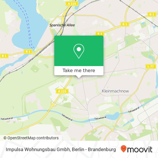 Impulsa Wohnungsbau Gmbh map