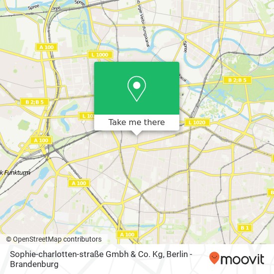 Карта Sophie-charlotten-straße Gmbh & Co. Kg