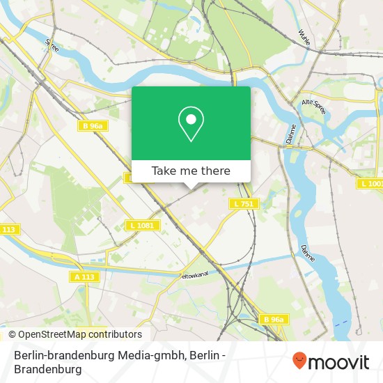 Berlin-brandenburg Media-gmbh map
