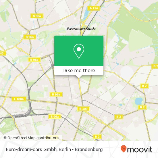 Euro-dream-cars Gmbh map