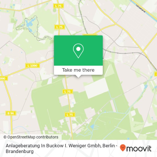 Anlageberatung In Buckow I. Weniger Gmbh map