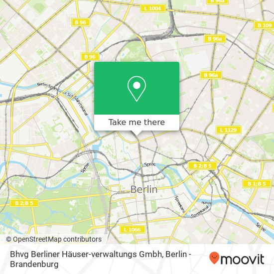 Bhvg Berliner Häuser-verwaltungs Gmbh map