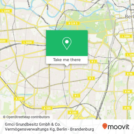 Gmci Grundbesitz Gmbh & Co. Vermögensverwaltungs Kg map