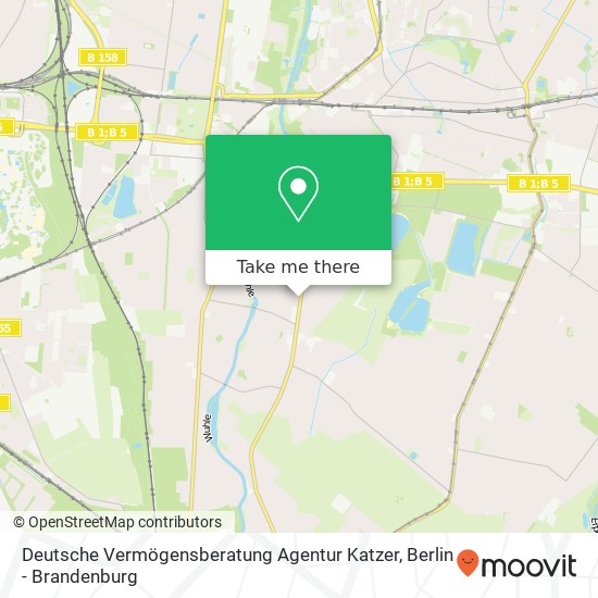 Deutsche Vermögensberatung Agentur Katzer map