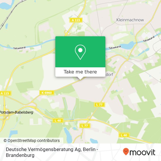 Deutsche Vermögensberatung Ag map