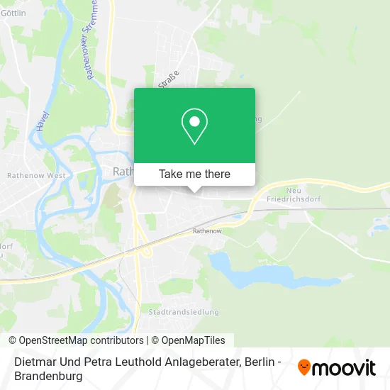 Карта Dietmar Und Petra Leuthold Anlageberater