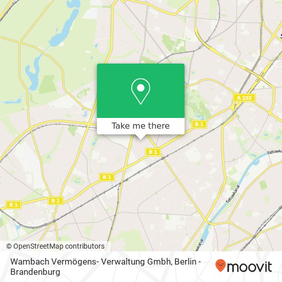 Карта Wambach Vermögens- Verwaltung Gmbh