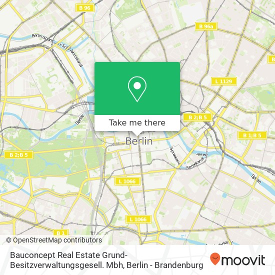 Bauconcept Real Estate Grund- Besitzverwaltungsgesell. Mbh map