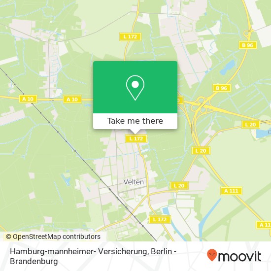 Hamburg-mannheimer- Versicherung map