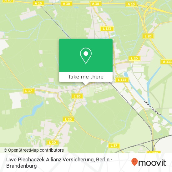 Uwe Piechaczek Allianz Versicherung map