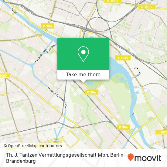 Карта Th. J. Tantzen Vermittlungsgesellschaft Mbh