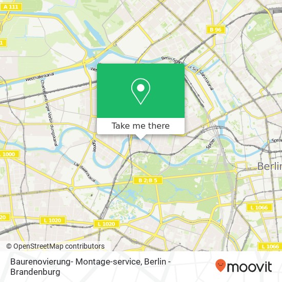 Baurenovierung- Montage-service map