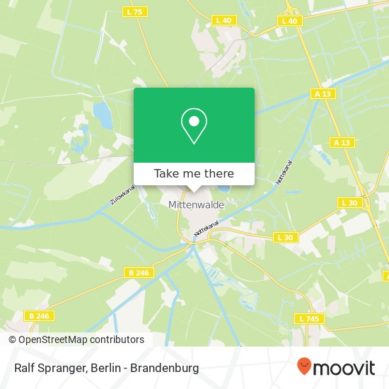 Ralf Spranger map