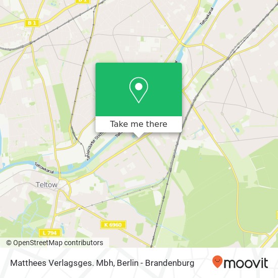 Карта Matthees Verlagsges. Mbh