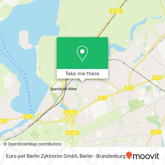 Карта Euro-pet Berlin Zyklotron Gmbh