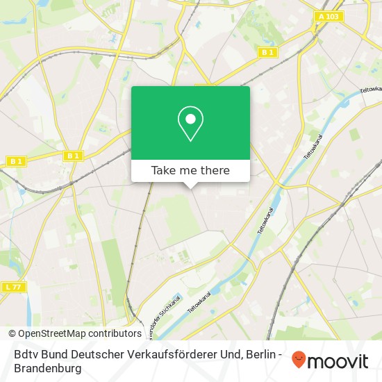 Bdtv Bund Deutscher Verkaufsförderer Und map