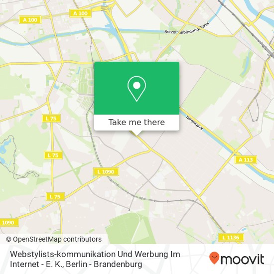 Webstylists-kommunikation Und Werbung Im Internet - E. K. map