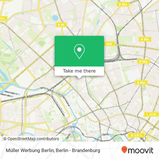 Müller Werbung Berlin map