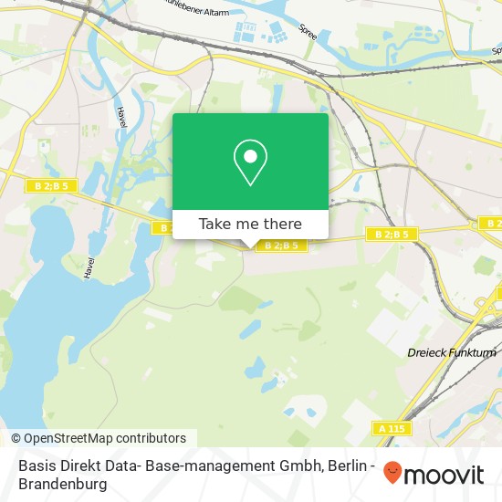 Карта Basis Direkt Data- Base-management Gmbh