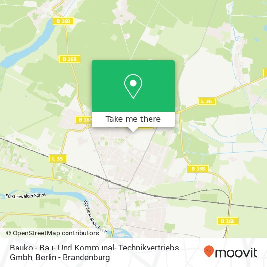 Карта Bauko - Bau- Und Kommunal- Technikvertriebs Gmbh