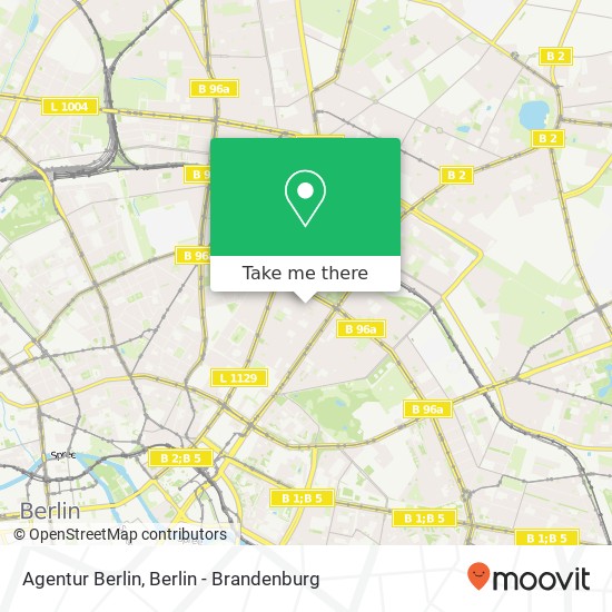 Agentur Berlin map