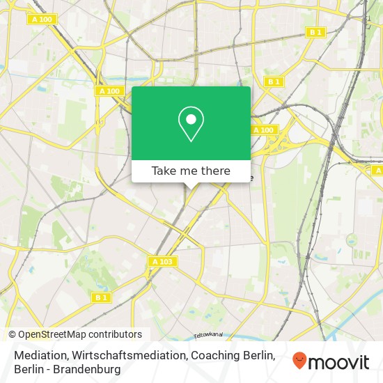 Mediation, Wirtschaftsmediation, Coaching Berlin map