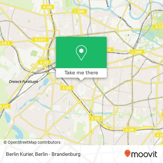 Berlin Kurier map