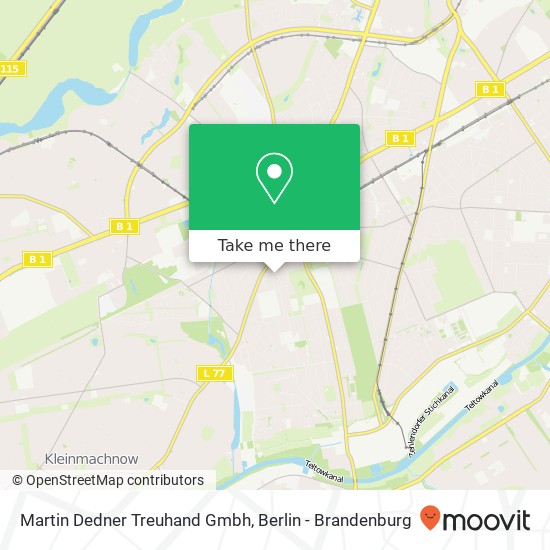 Martin Dedner Treuhand Gmbh map