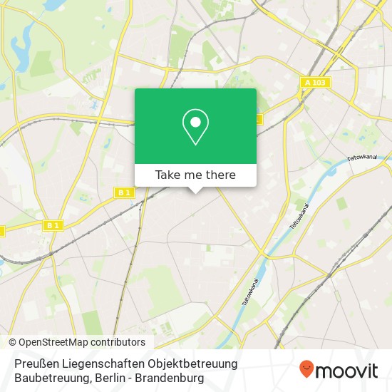 Preußen Liegenschaften Objektbetreuung Baubetreuung map