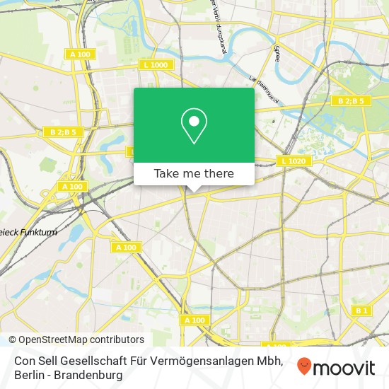 Con Sell Gesellschaft Für Vermögensanlagen Mbh map