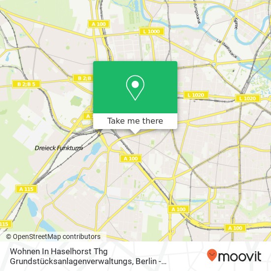 Wohnen In Haselhorst Thg Grundstücksanlagenverwaltungs map