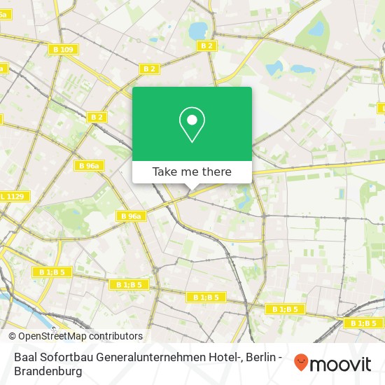 Baal Sofortbau Generalunternehmen Hotel- map