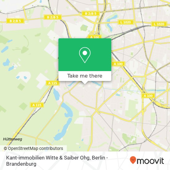 Kant-immobilien Witte & Saiber Ohg map